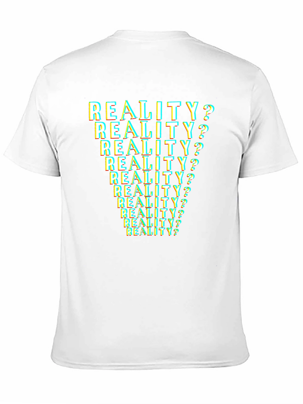 Reality? T-Shirt - Glitch Text Design