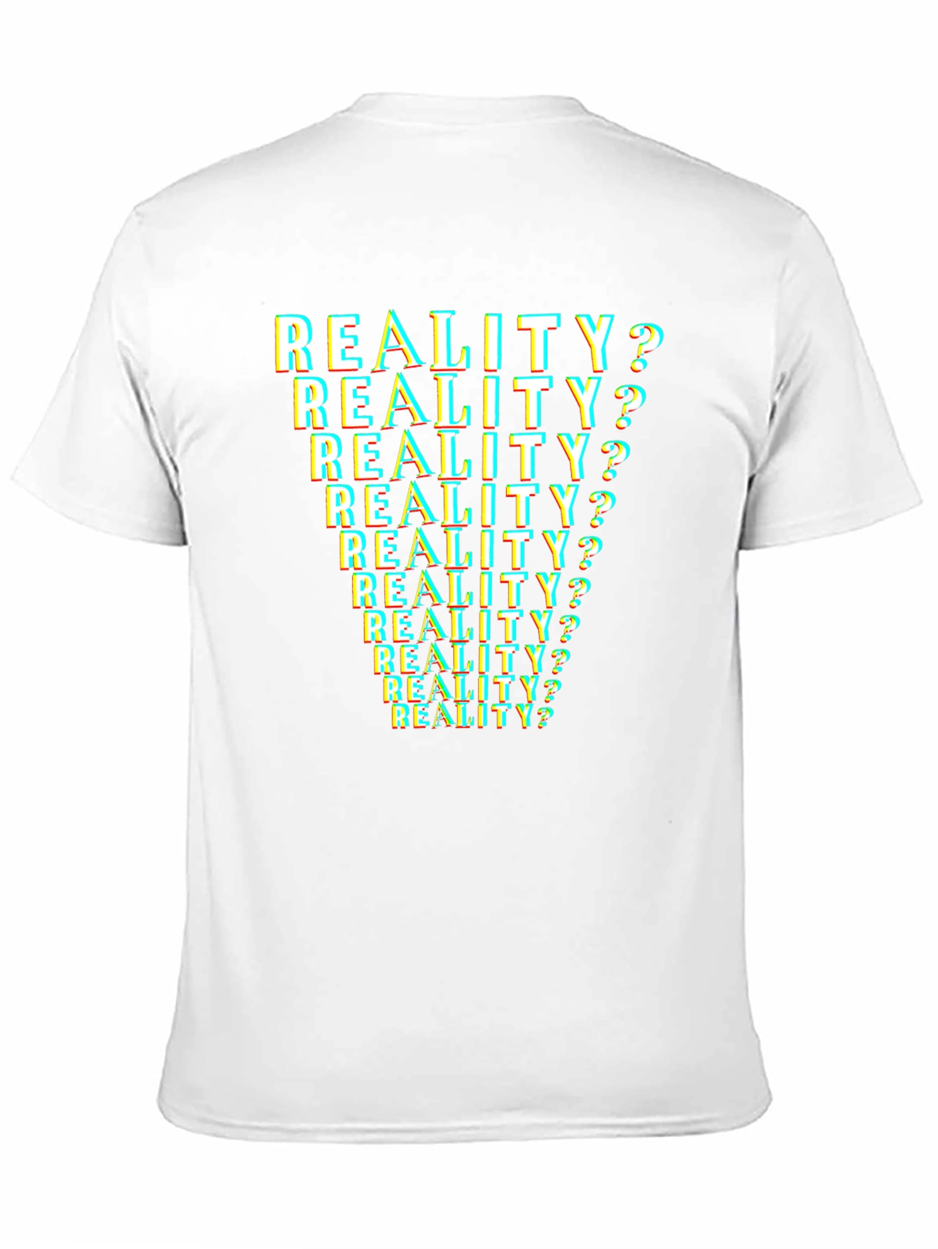Reality? T-Shirt - Glitch Text Design