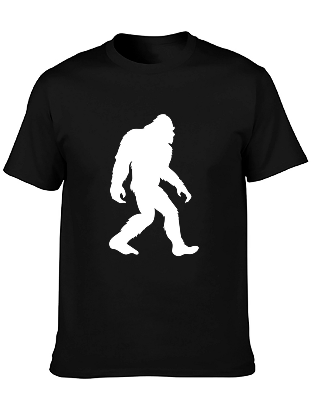 Bigfoot Graphic Tee - Black Cotton T-Shirt