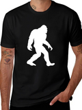 Bigfoot Graphic Tee - Black Cotton T-Shirt