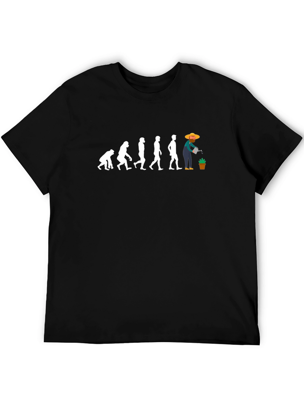 Evolution of Gardener T-Shirt - Black Cotton Tee