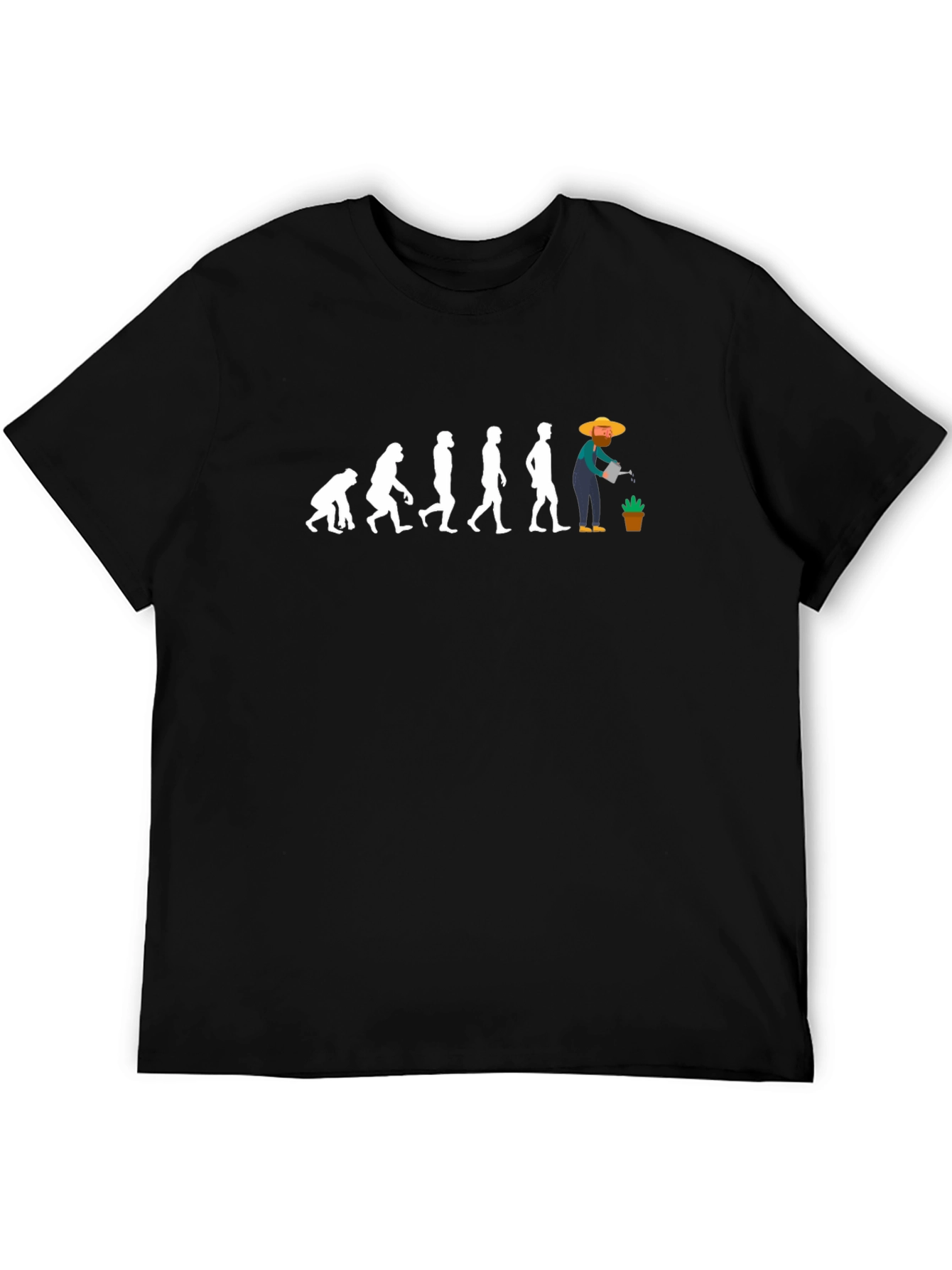 Evolution of Gardener T-Shirt - Black Cotton Tee