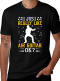 Air Guitar T-Shirt - Music Lover Tee