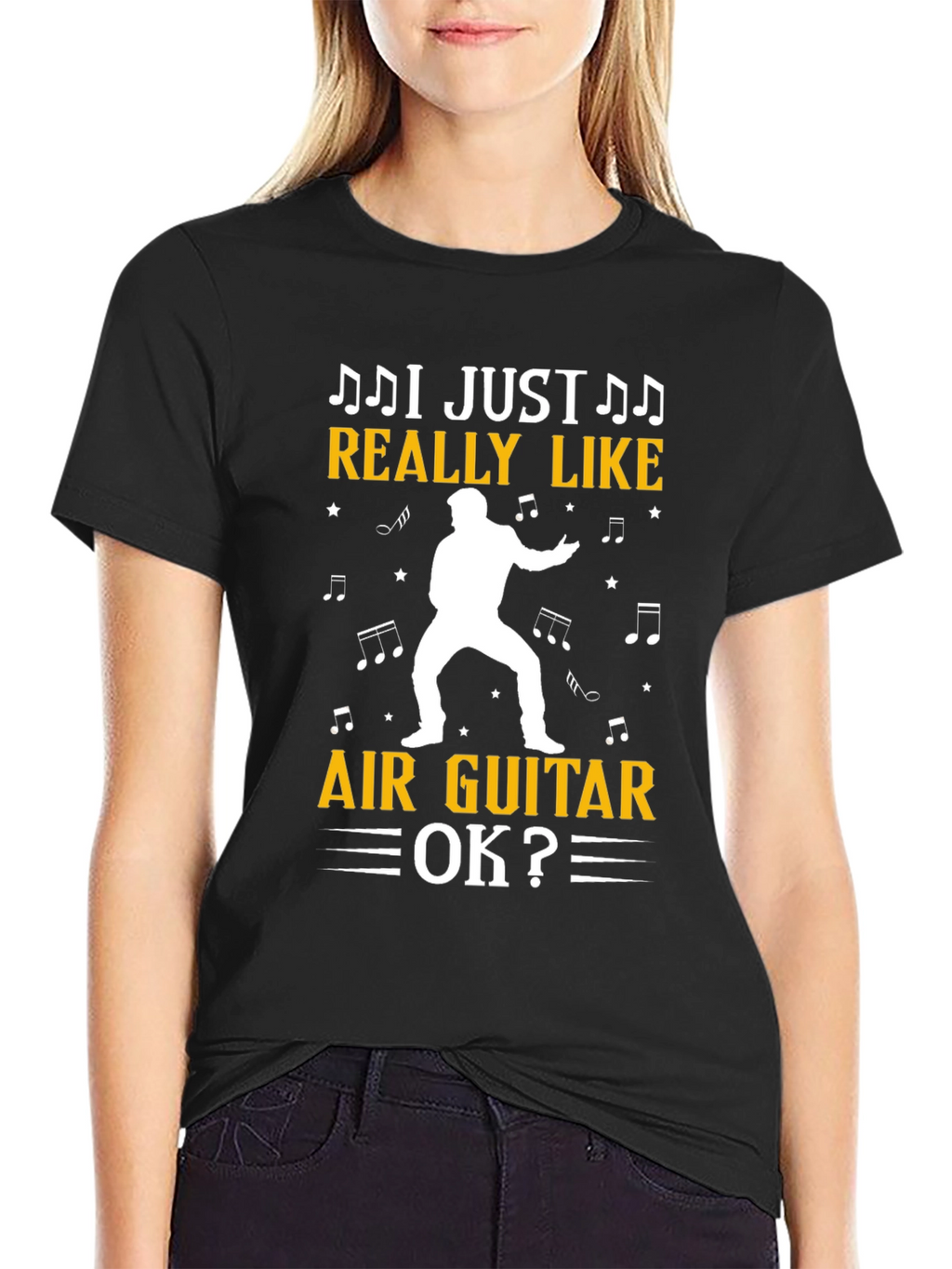 Air Guitar T-Shirt - Music Lover Tee