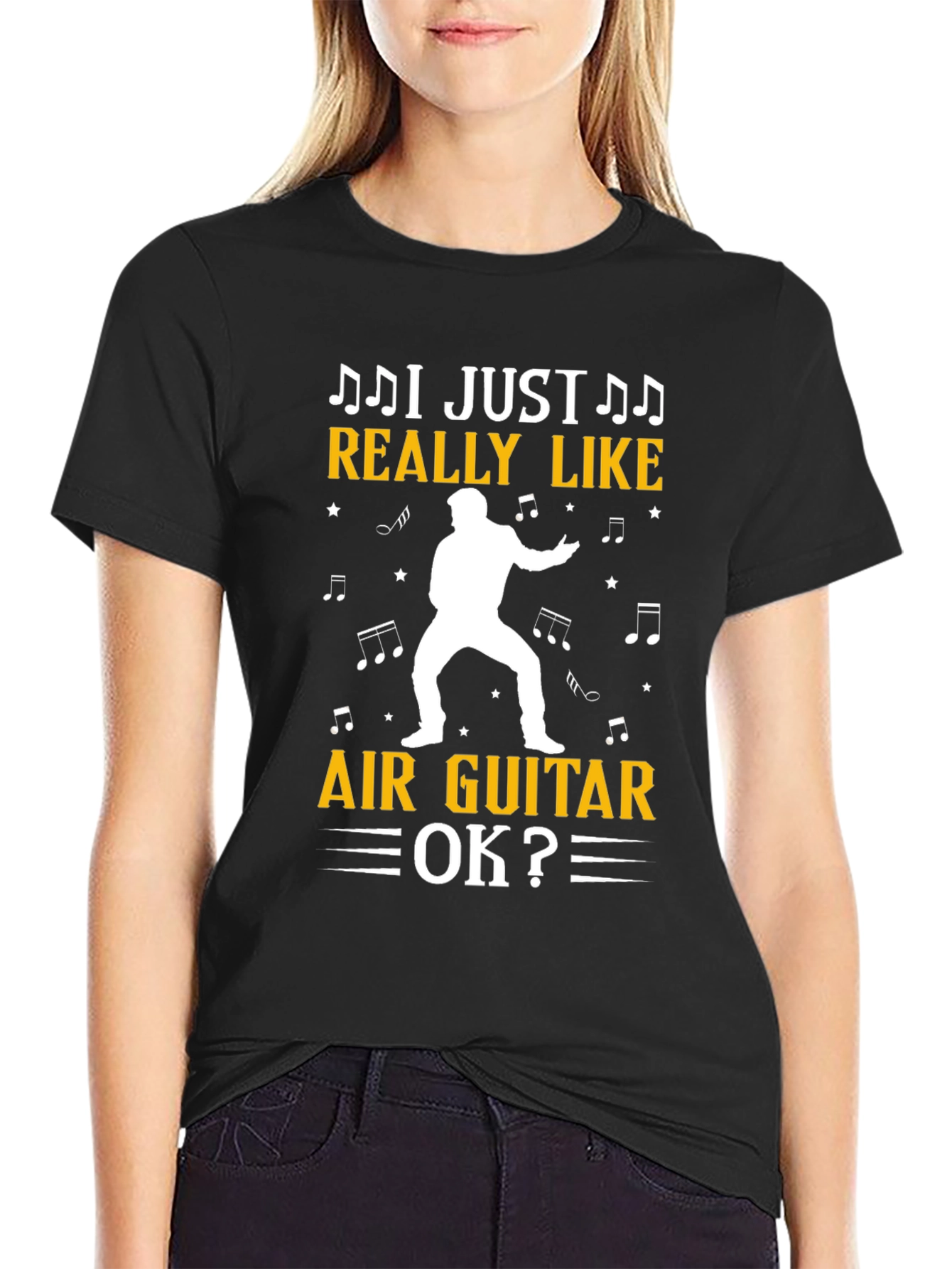 Air Guitar T-Shirt - Music Lover Tee