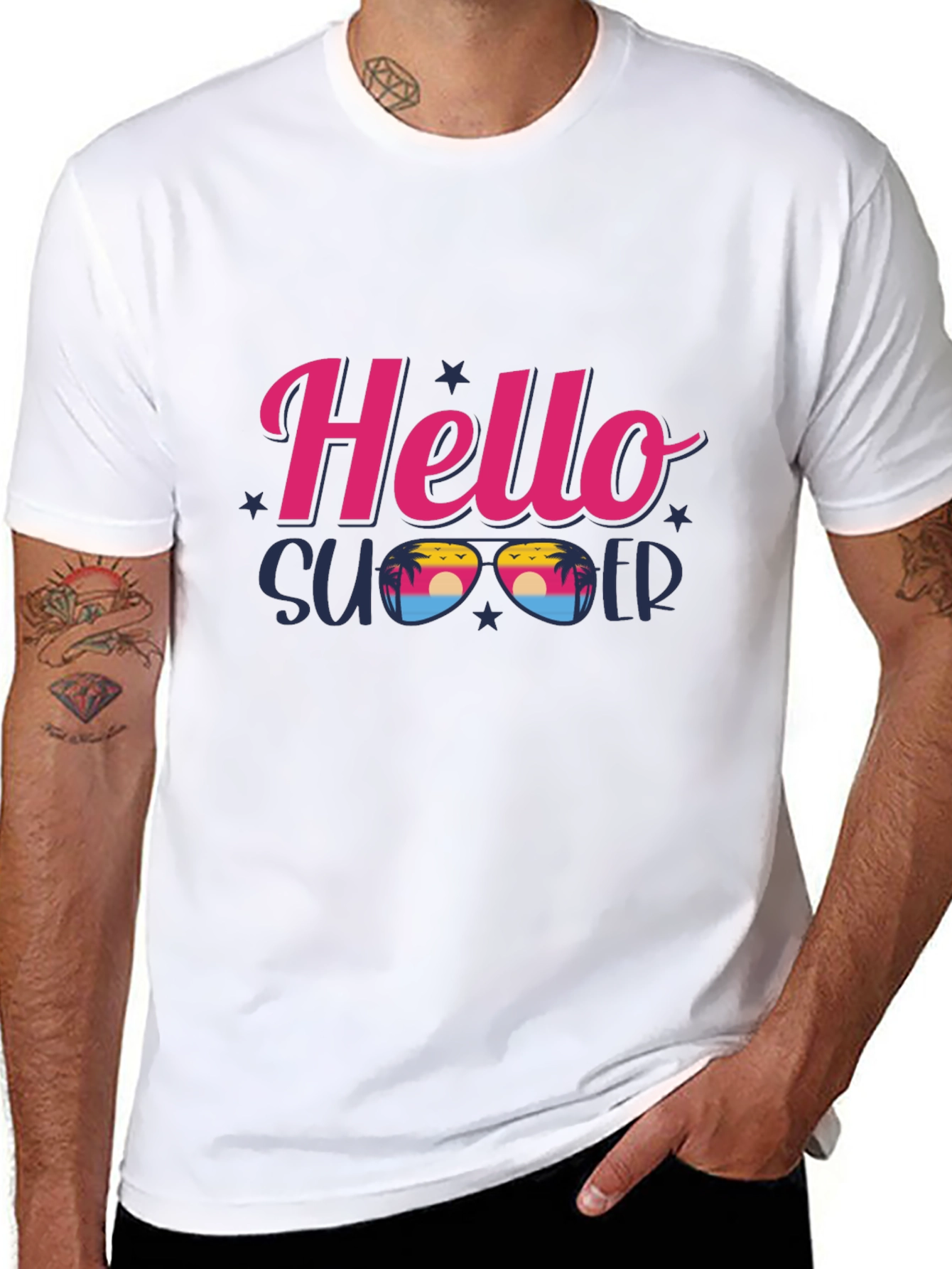 Hello Summer Graphic T-Shirt