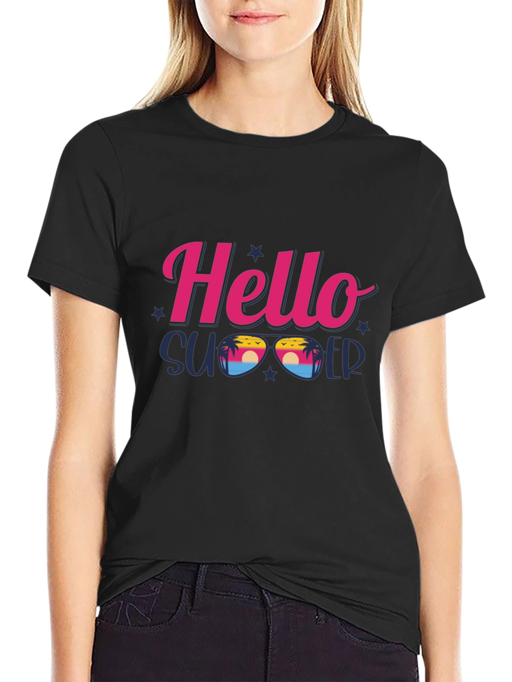 Hello Summer Graphic T-Shirt