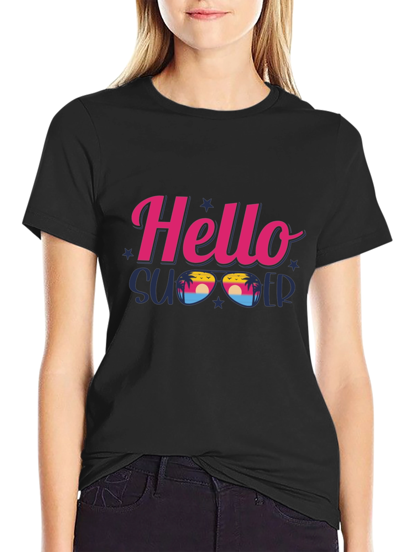 Hello Summer Graphic T-Shirt