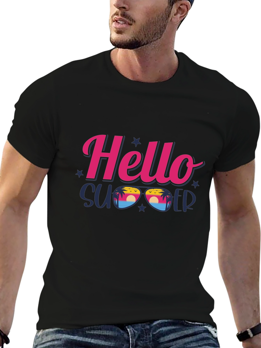 Hello Summer Graphic T-Shirt