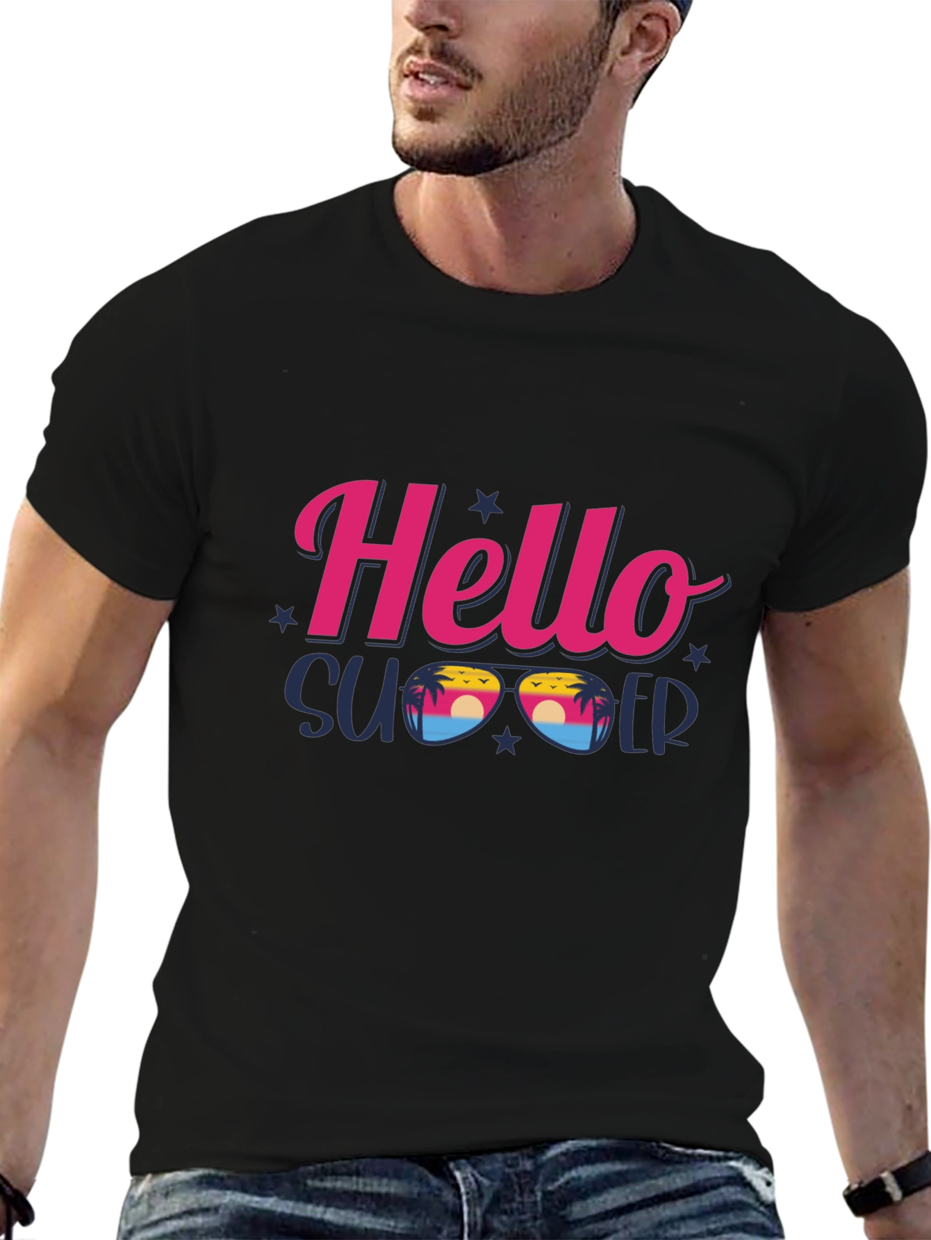 Hello Summer Graphic T-Shirt