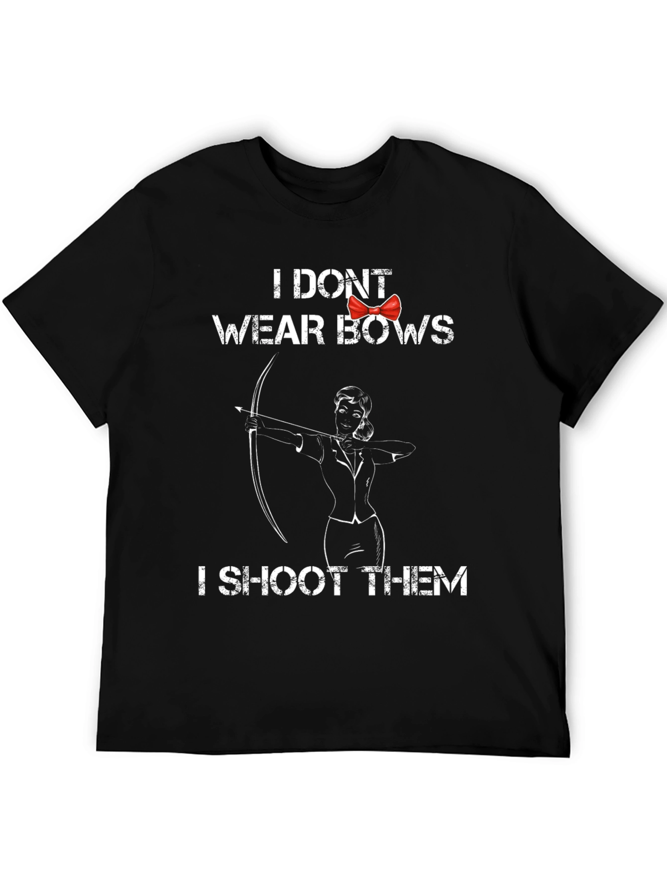 Archer Girl T-Shirt - I Dont Wear Bows