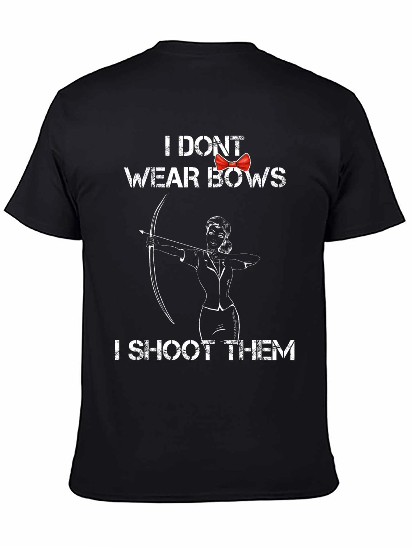 Archer Girl T-Shirt - I Dont Wear Bows