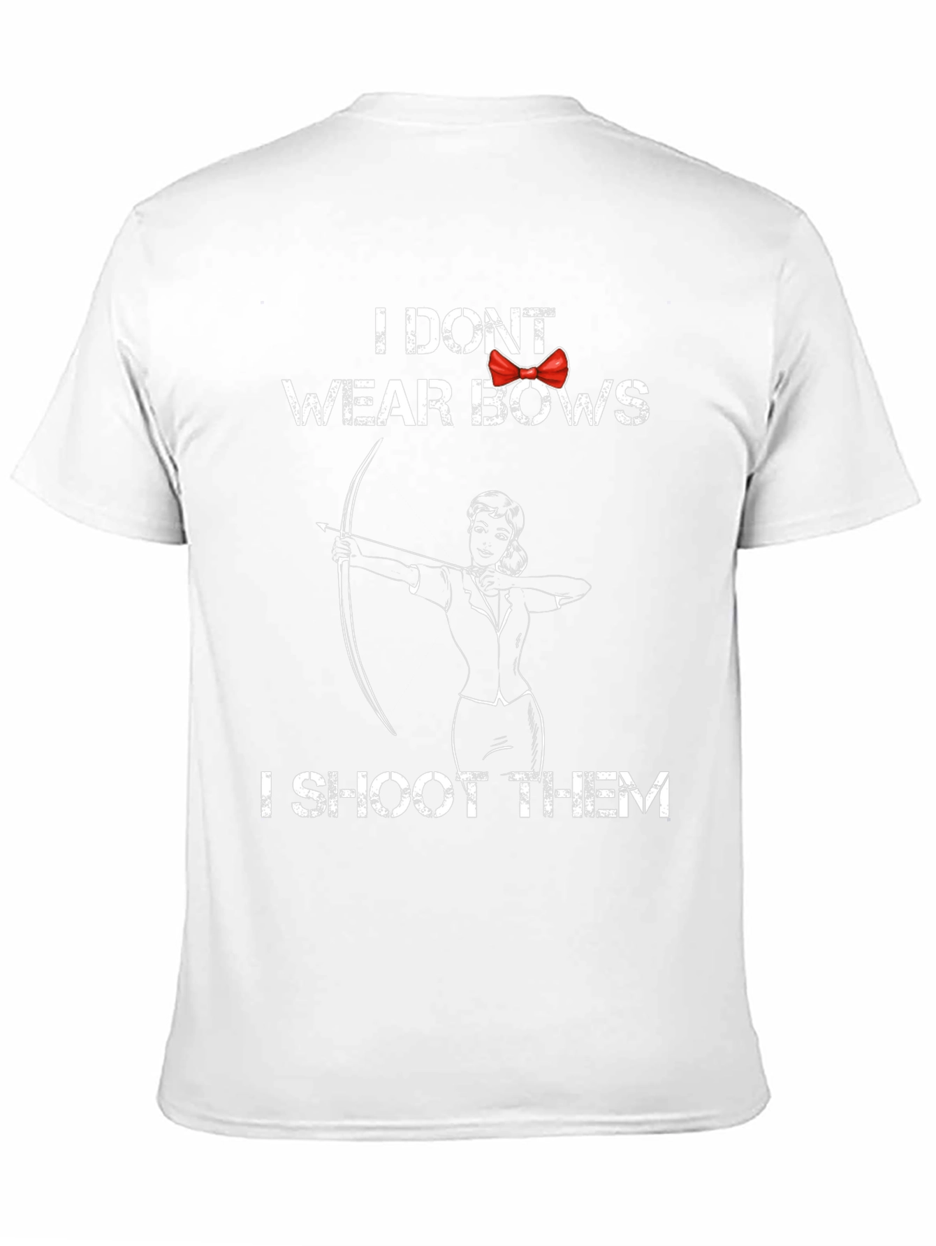 Archer Girl T-Shirt - I Dont Wear Bows