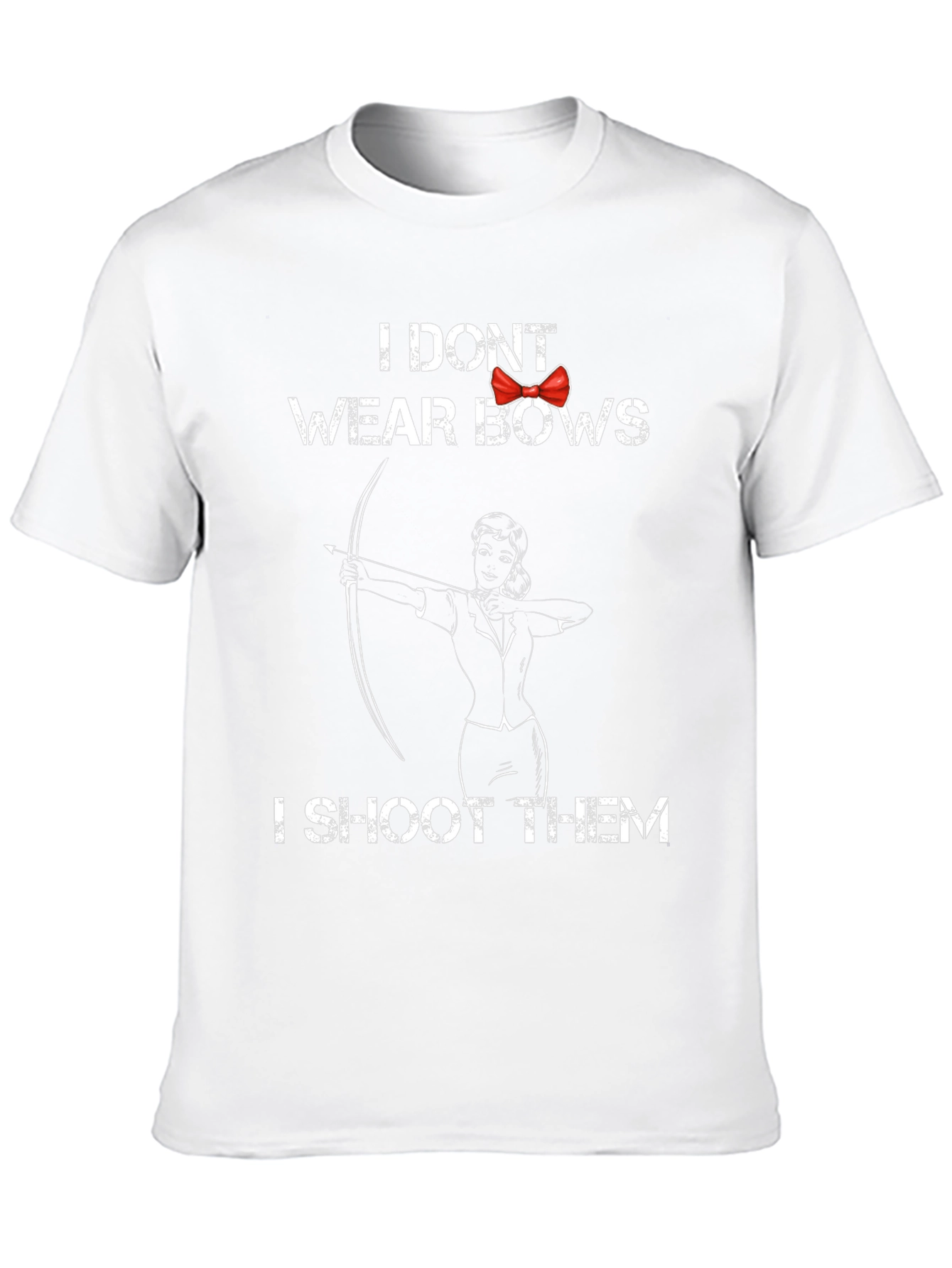 Archer Girl T-Shirt - I Dont Wear Bows