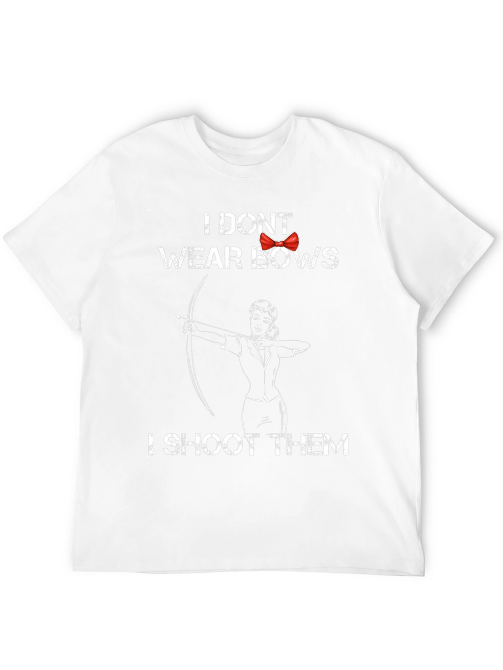 Archer Girl T-Shirt - I Dont Wear Bows
