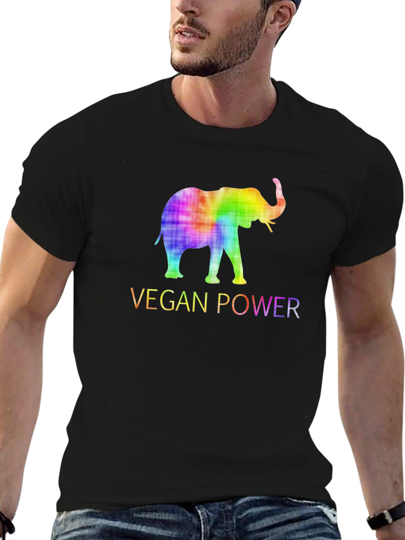 Vegan Power Elephant T-Shirt