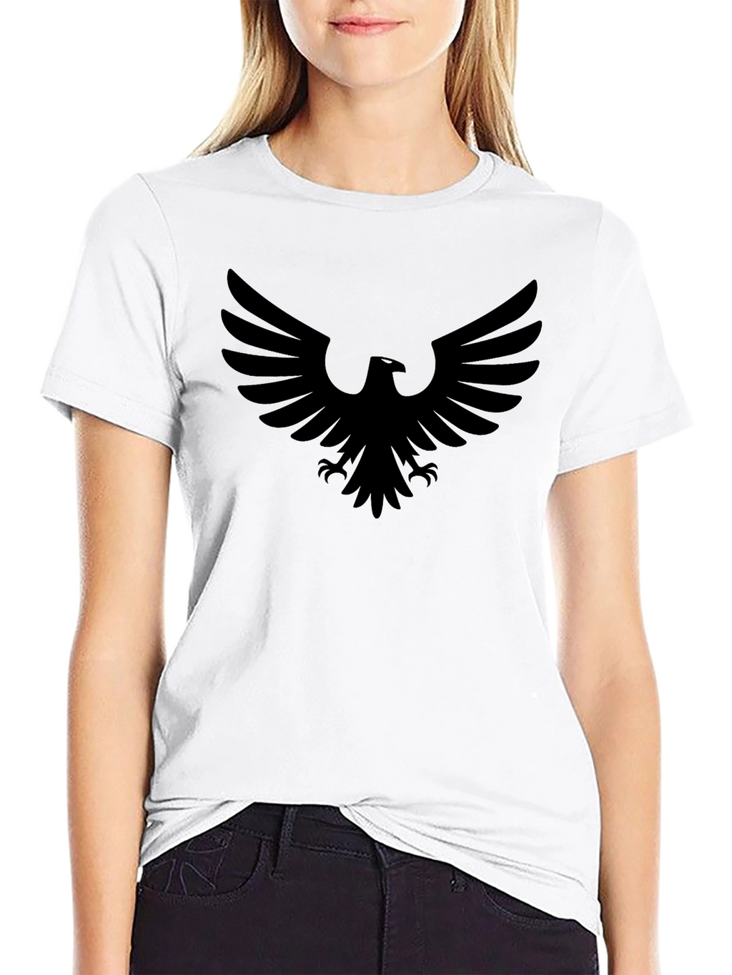 Black Eagle Graphic Tee - Mens Casual T-Shirt