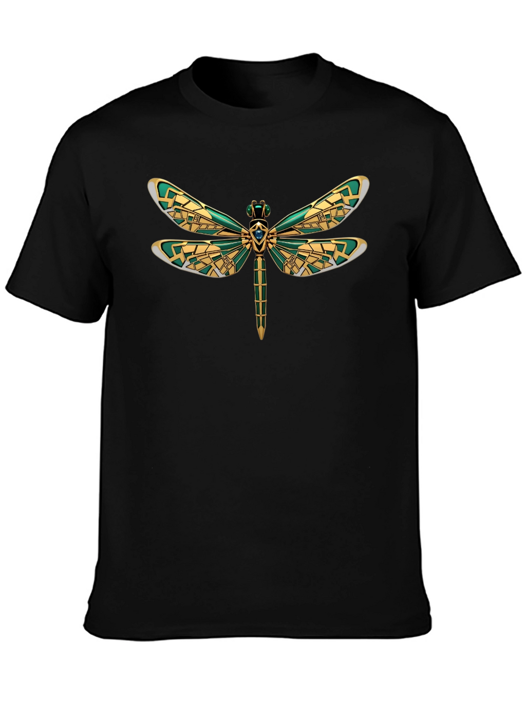Dragonfly Graphic T-Shirt Black