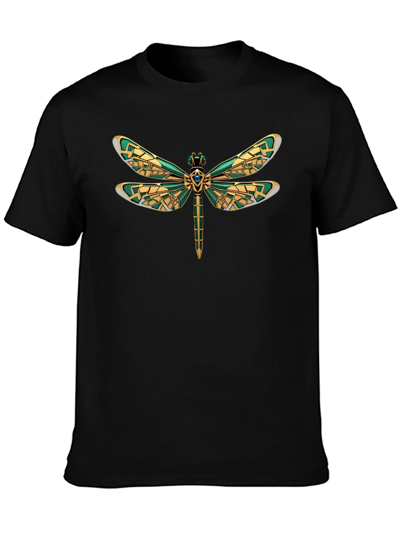 Dragonfly Graphic T-Shirt Black