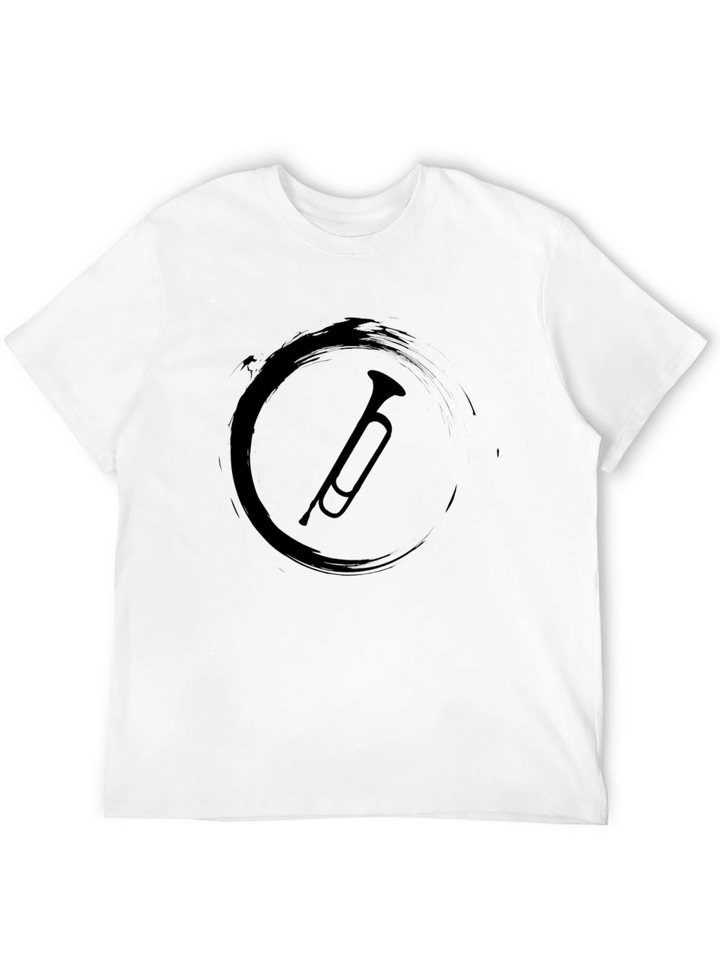 Black Trumpet Graphic Tee - Classic Comfort Fit
