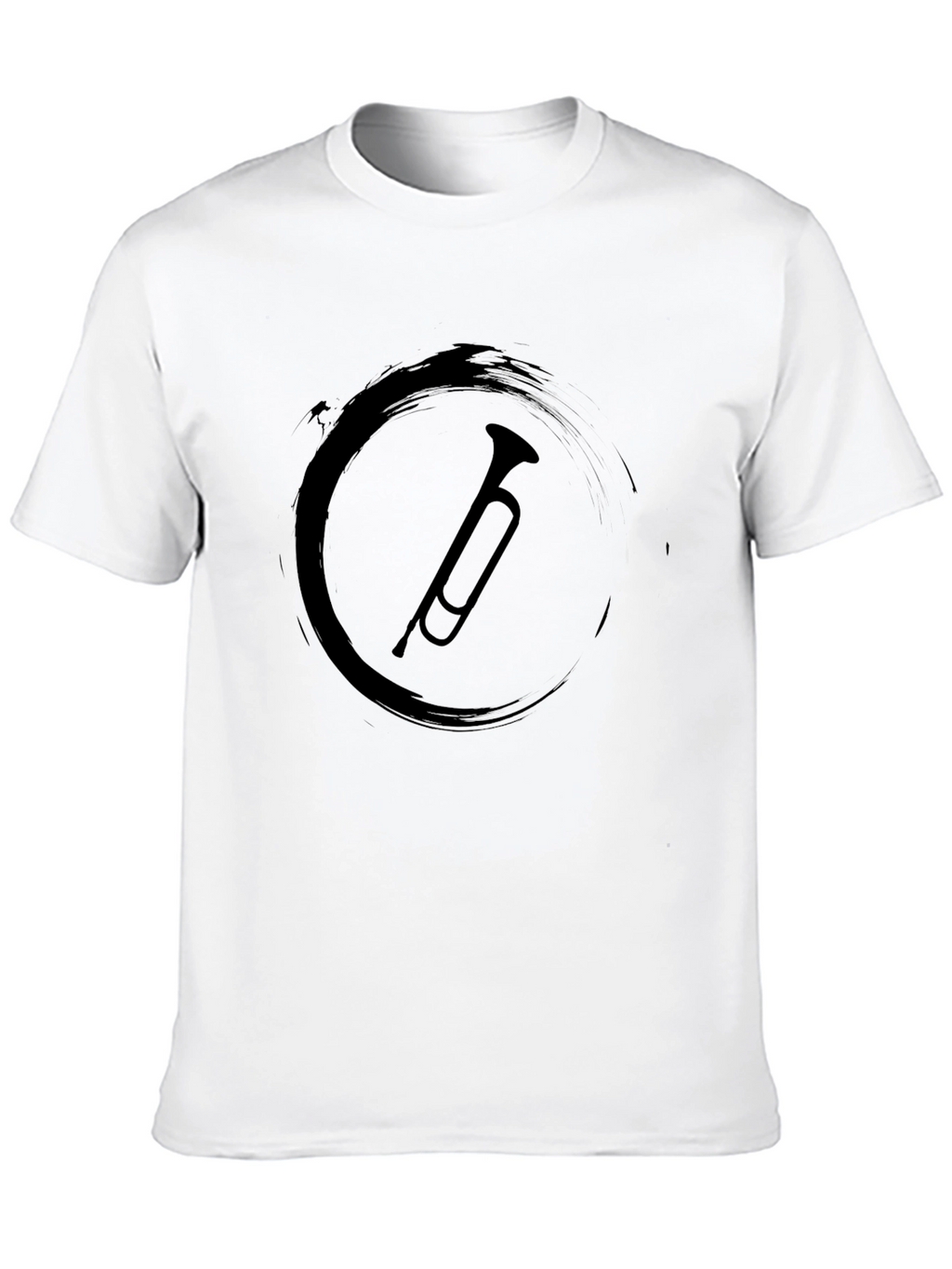 Black Trumpet Graphic Tee - Classic Comfort Fit