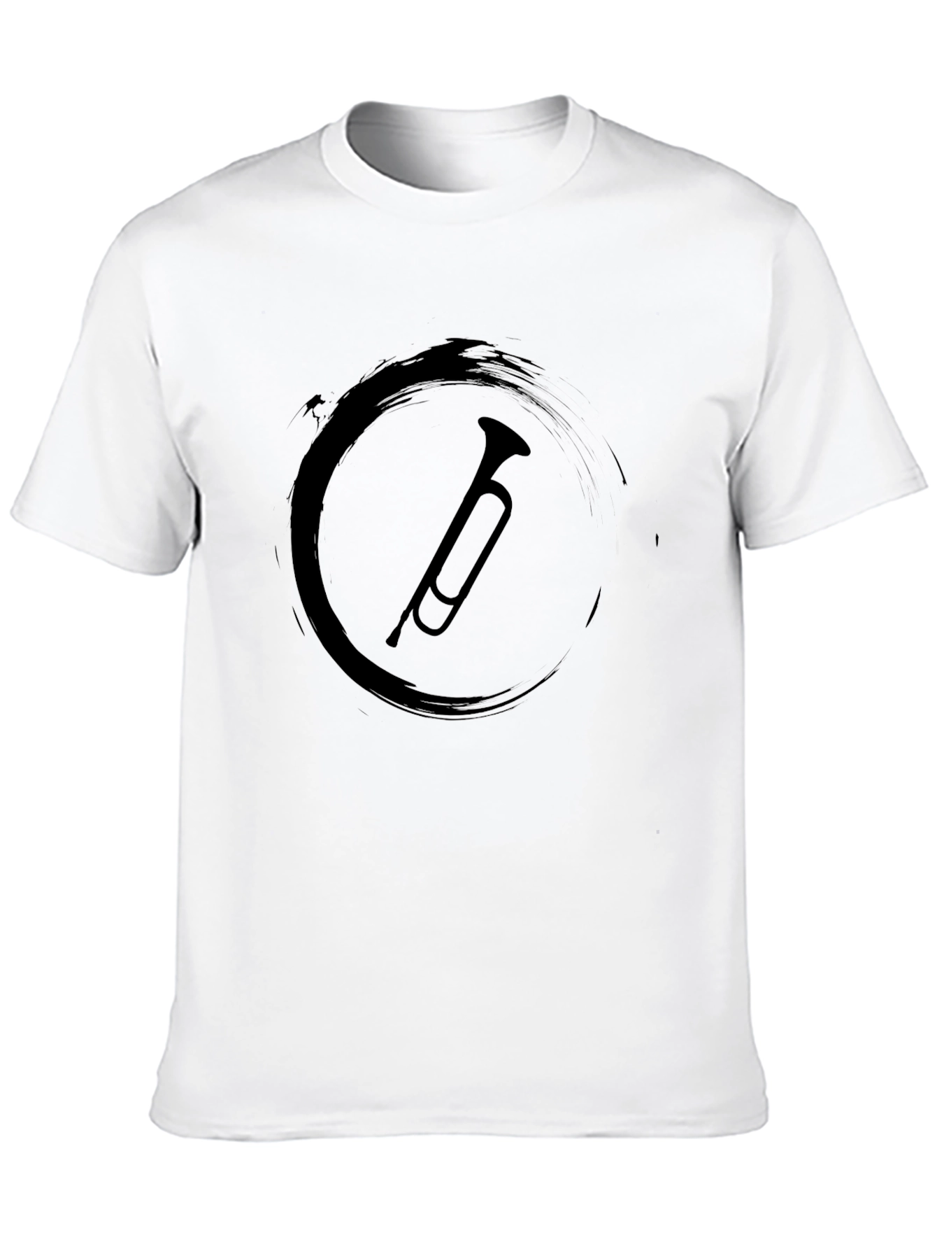 Black Trumpet Graphic Tee - Classic Comfort Fit