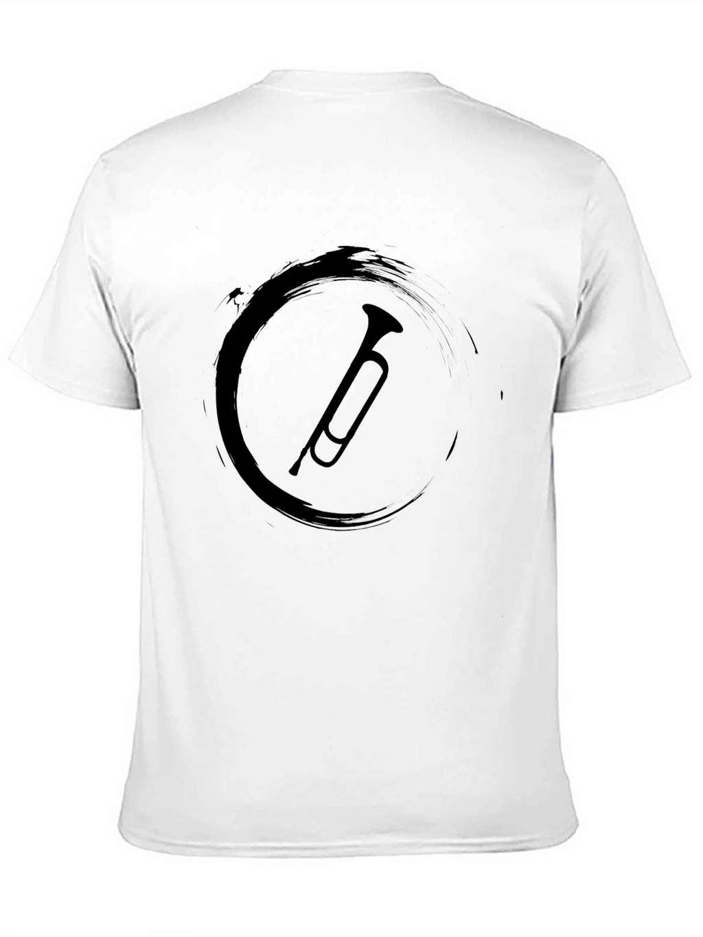 Black Trumpet Graphic Tee - Classic Comfort Fit