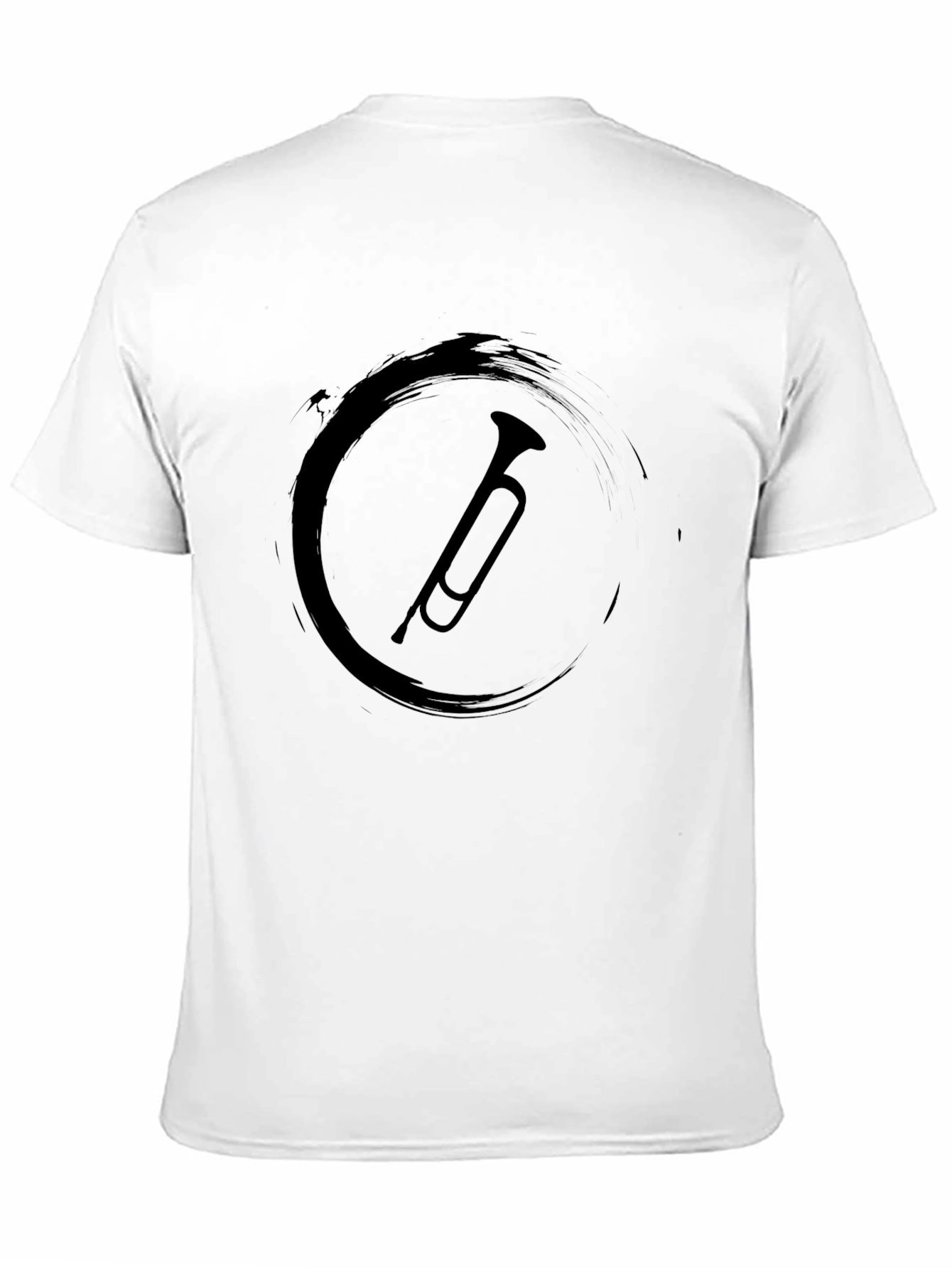 Black Trumpet Graphic Tee - Classic Comfort Fit