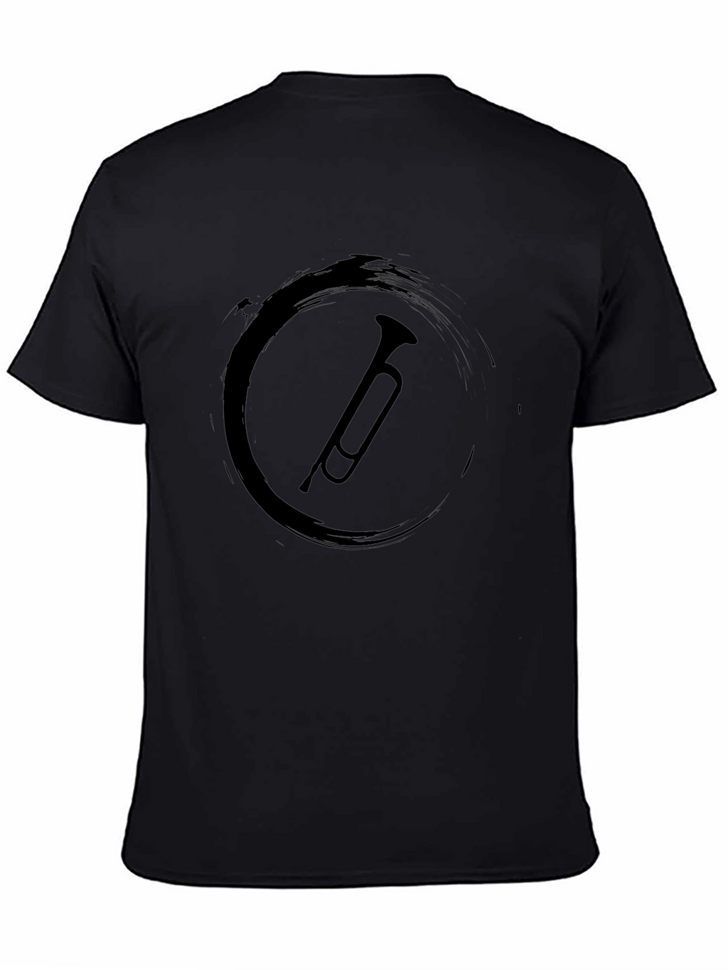 Black Trumpet Graphic Tee - Classic Comfort Fit
