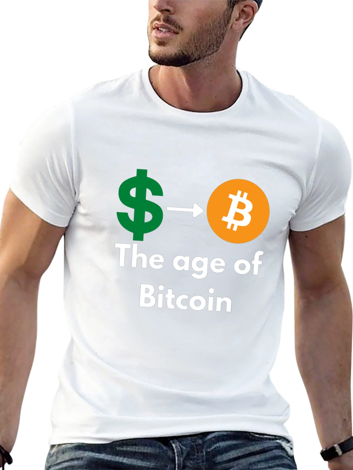 Bitcoin Age Black T-Shirt - Crypto Currency Tee