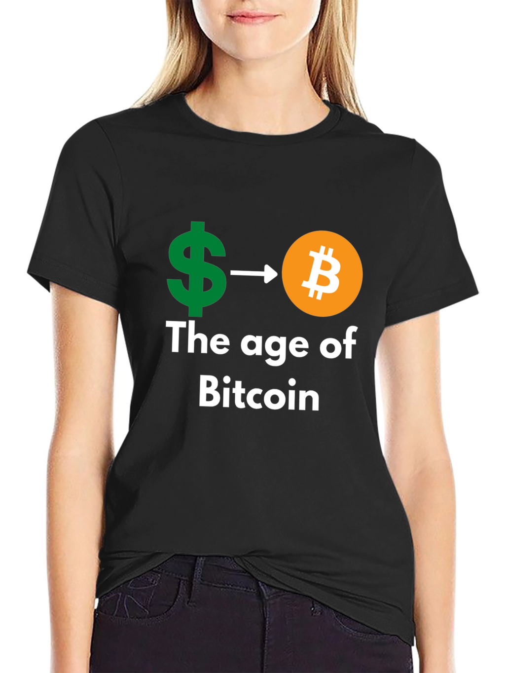 Bitcoin Age Black T-Shirt - Crypto Currency Tee