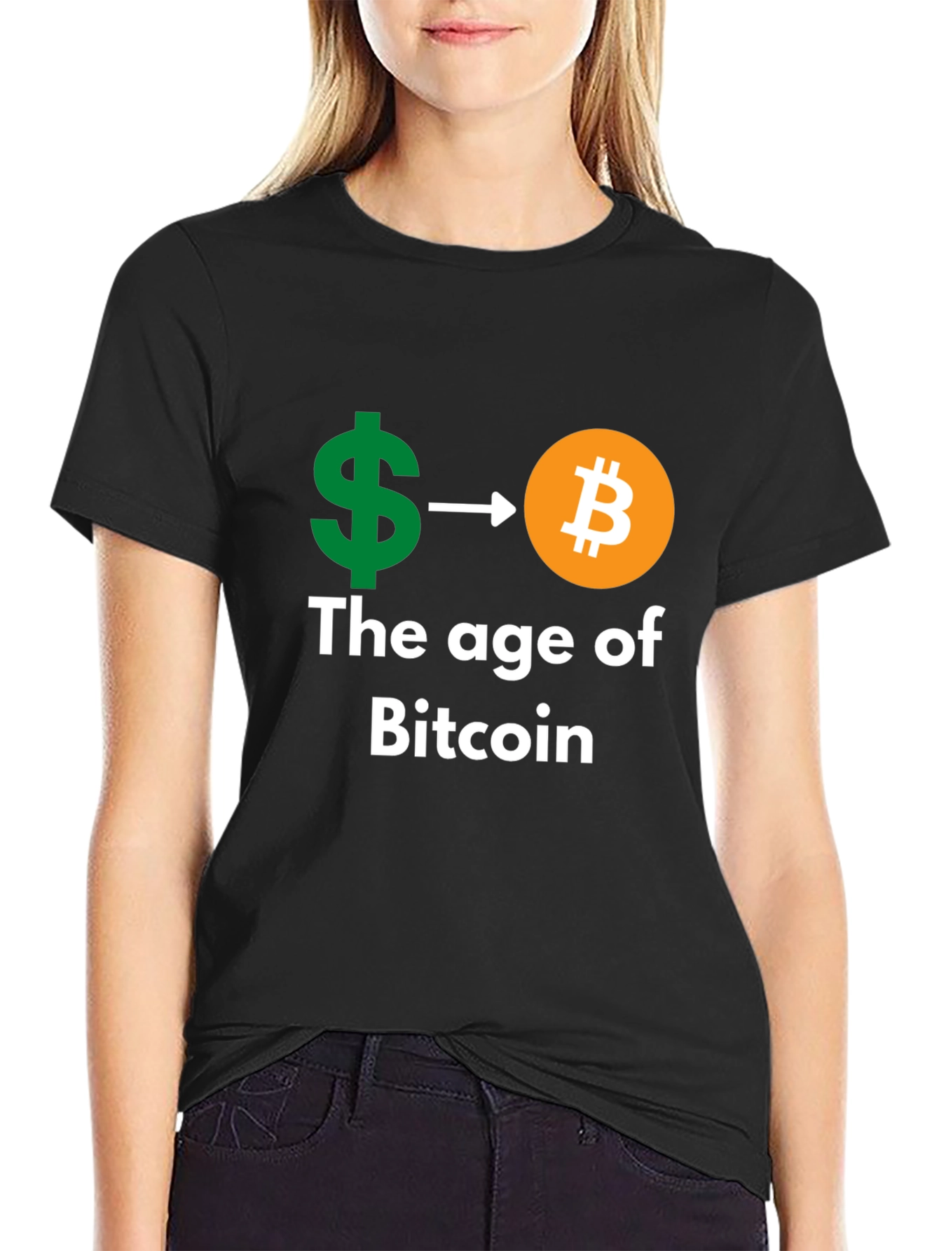 Bitcoin Age Black T-Shirt - Crypto Currency Tee
