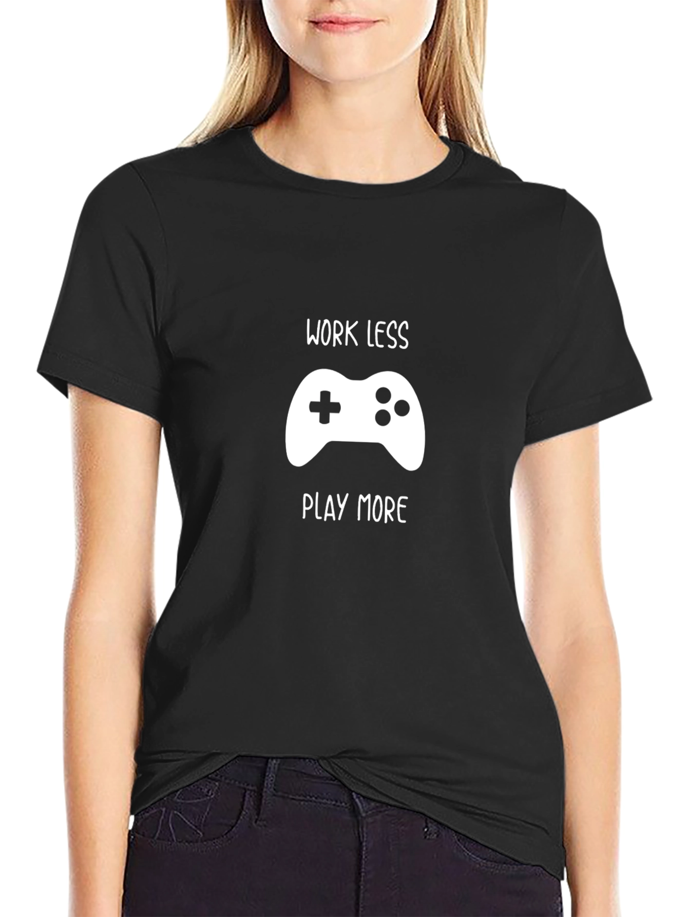 Work Less Play More Gamer T-Shirt