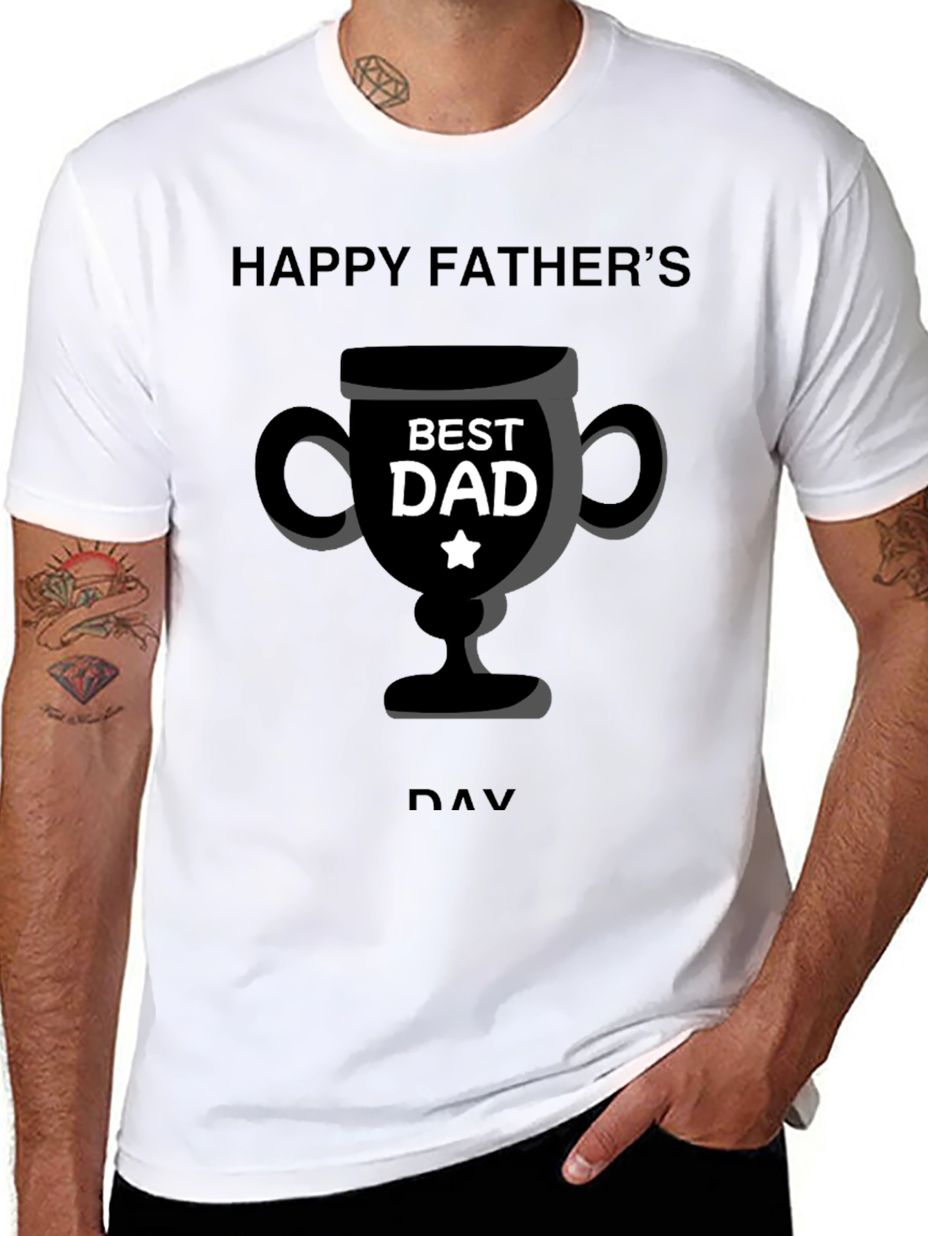Best Dad Trophy T-Shirt - Fathers Day Gift