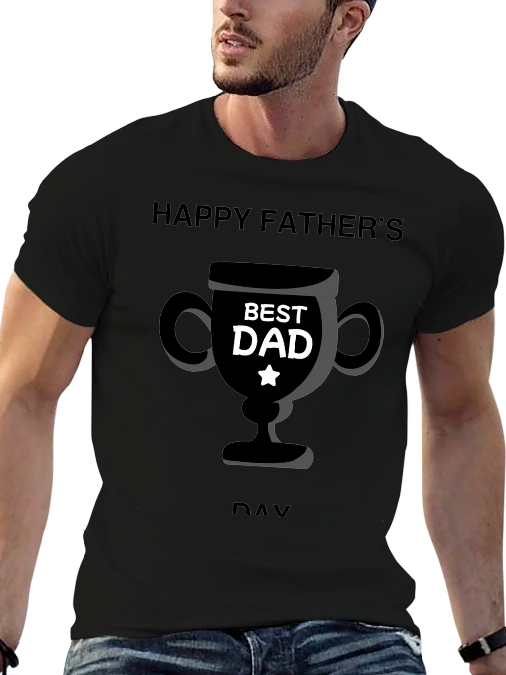 Best Dad Trophy T-Shirt - Fathers Day Gift