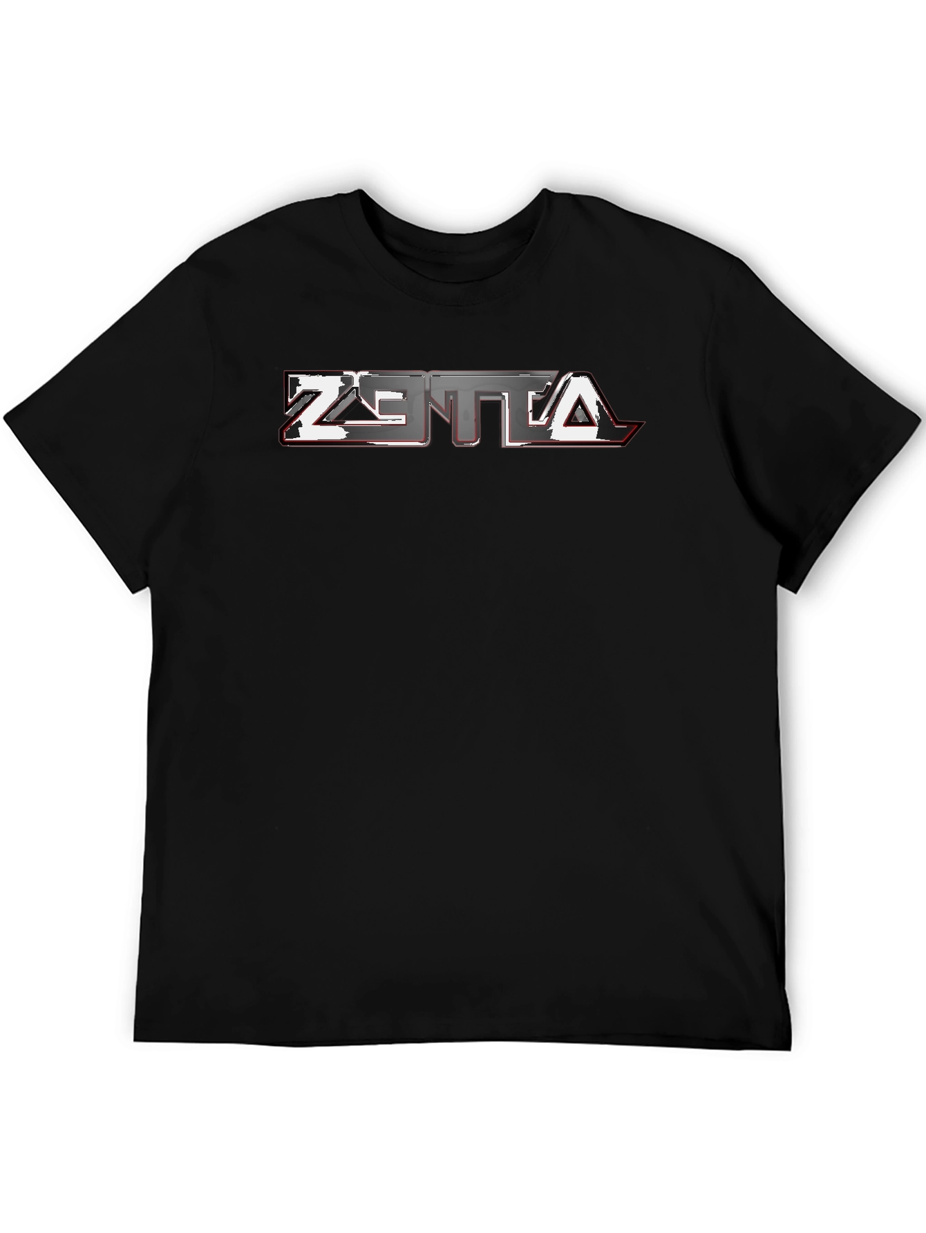 Zetta Graphic Black T-Shirt - Bold Modern Design