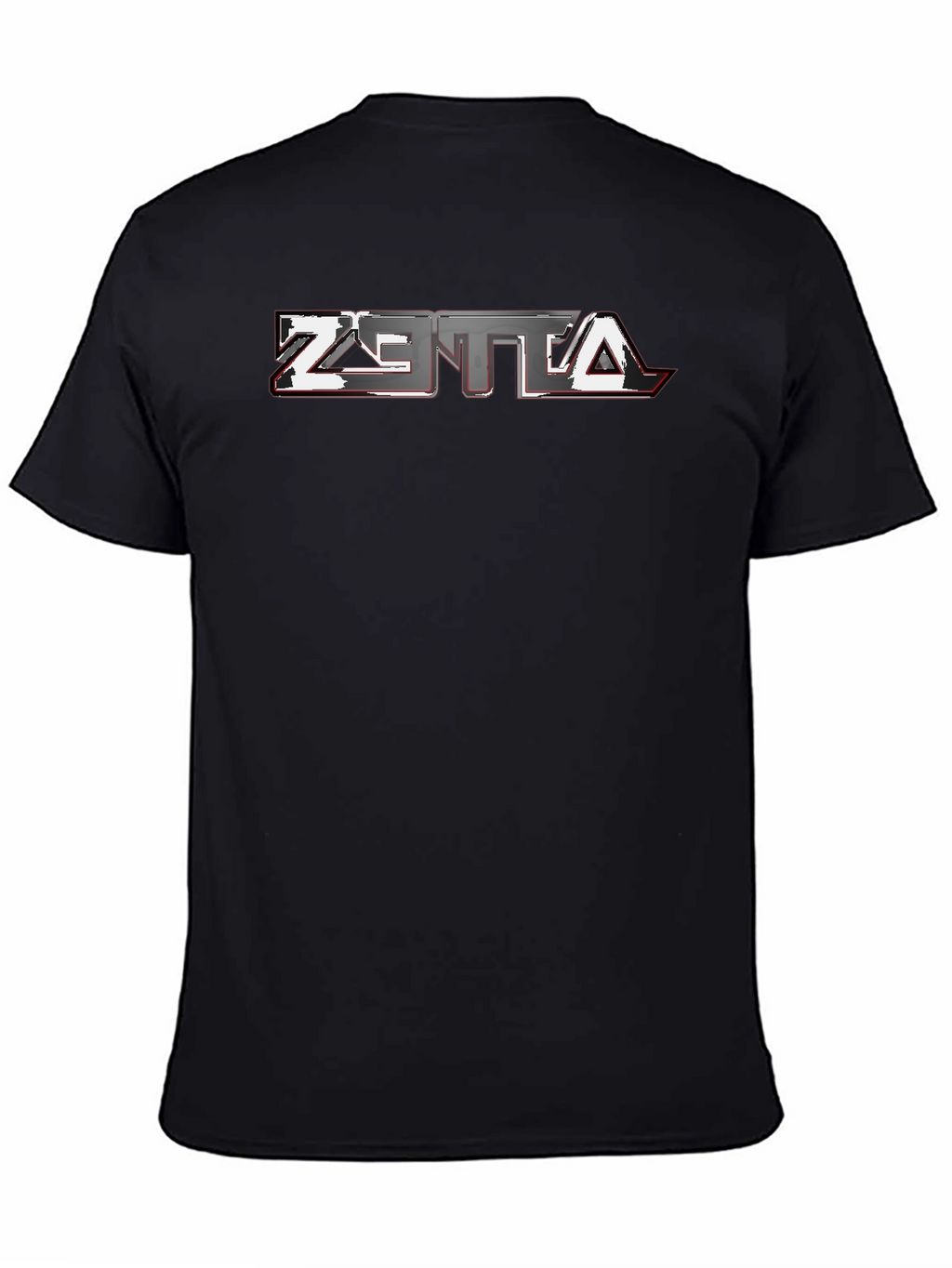 Zetta Graphic Black T-Shirt - Bold Modern Design