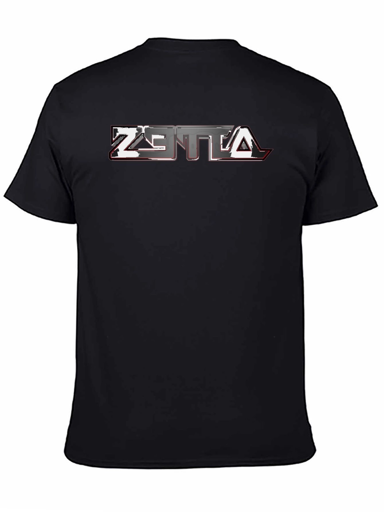 Zetta Graphic Black T-Shirt - Bold Modern Design