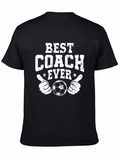 Best Coach Ever Soccer T-Shirt - Black