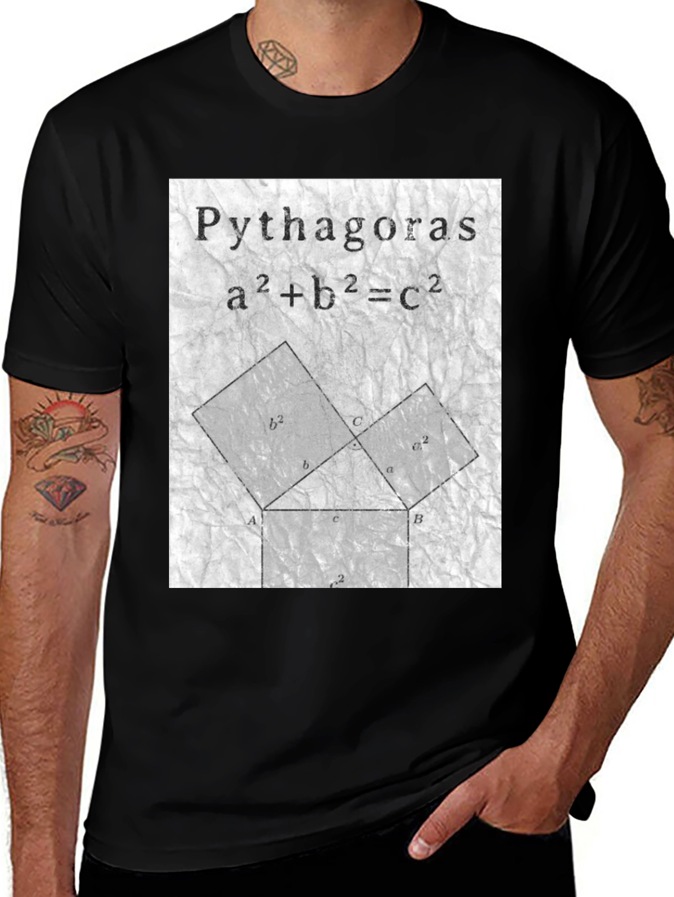 Pythagoras Theorem Graphic T-Shirt