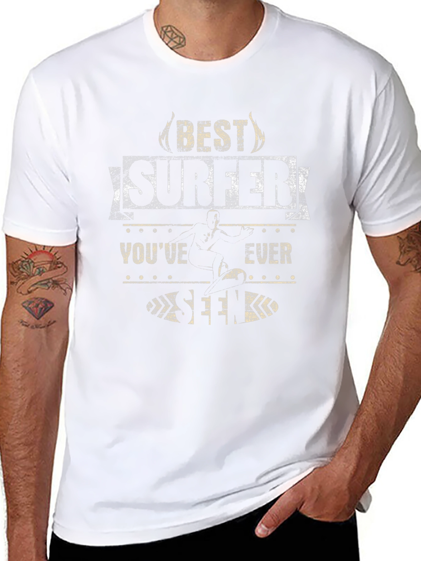 Best Surfer Ever Graphic T-Shirt
