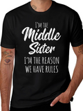 Middle Sister T-Shirt - Rules Enforcer Tee