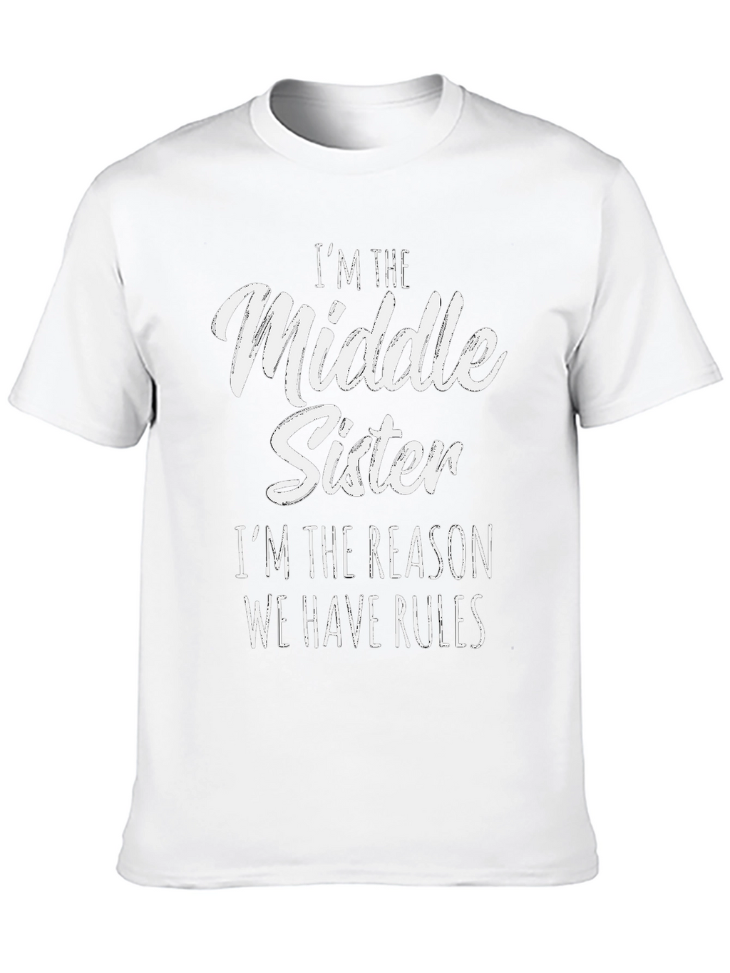 Middle Sister T-Shirt - Rules Enforcer Tee