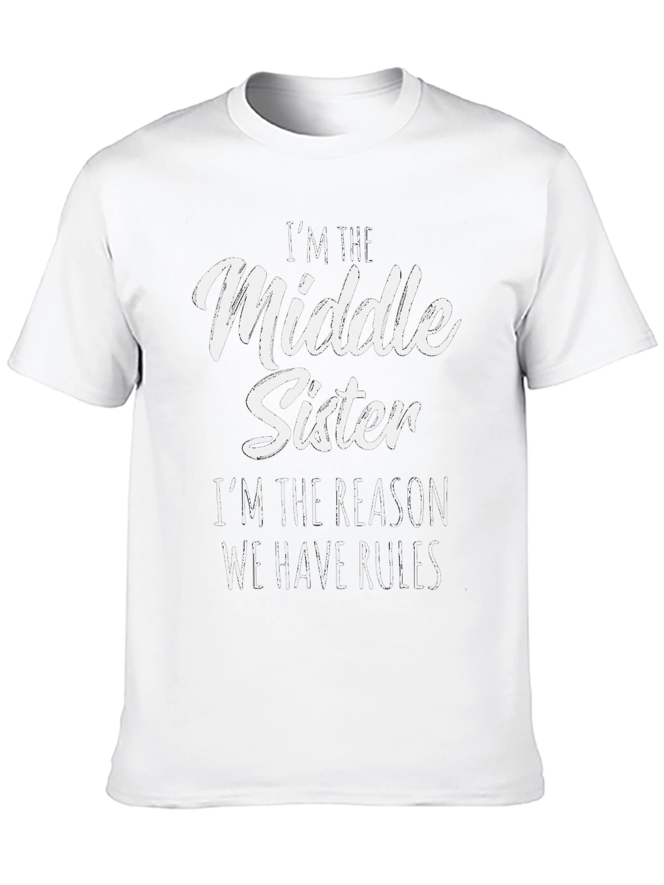 Middle Sister T-Shirt - Rules Enforcer Tee