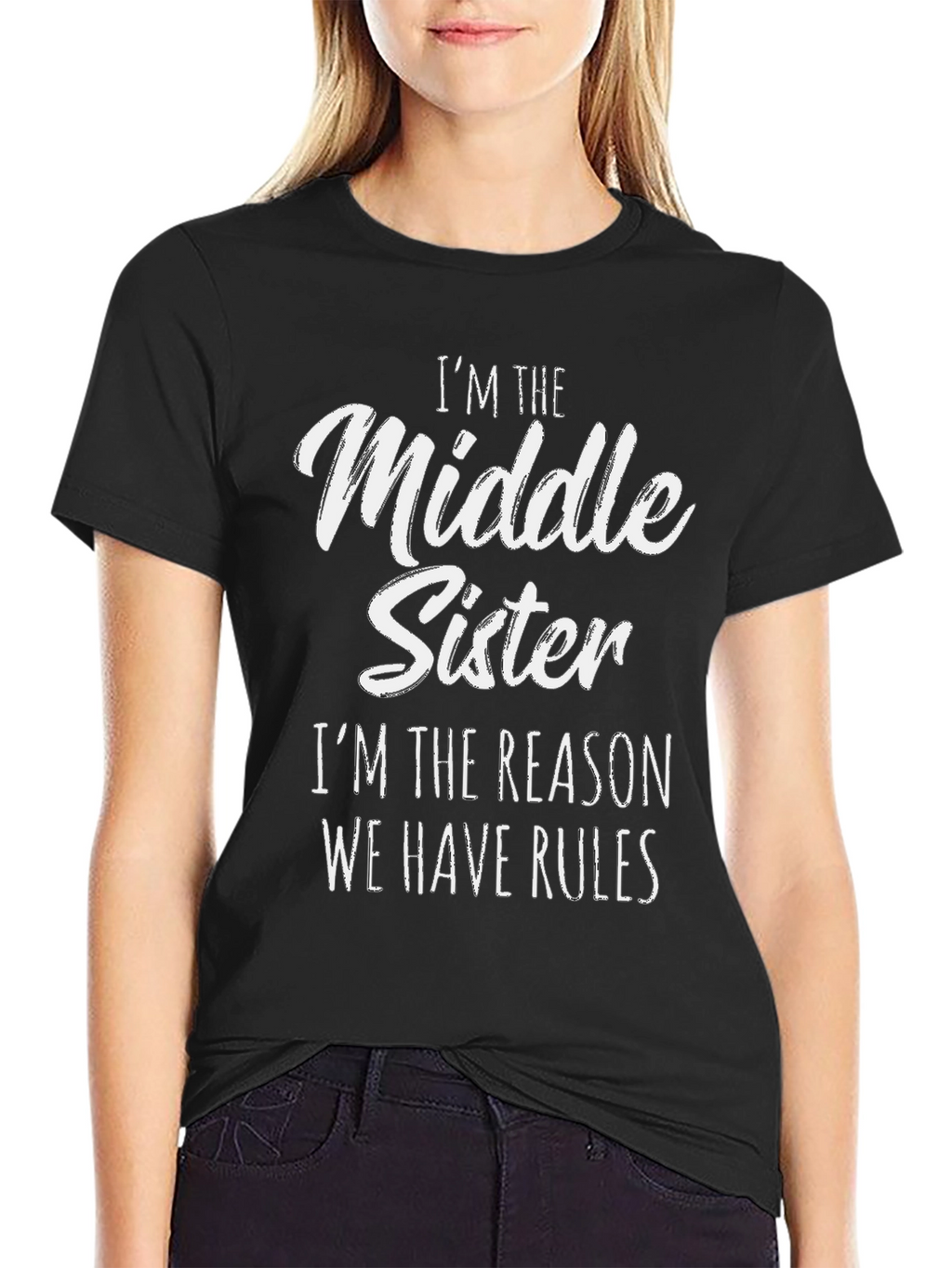 Middle Sister T-Shirt - Rules Enforcer Tee
