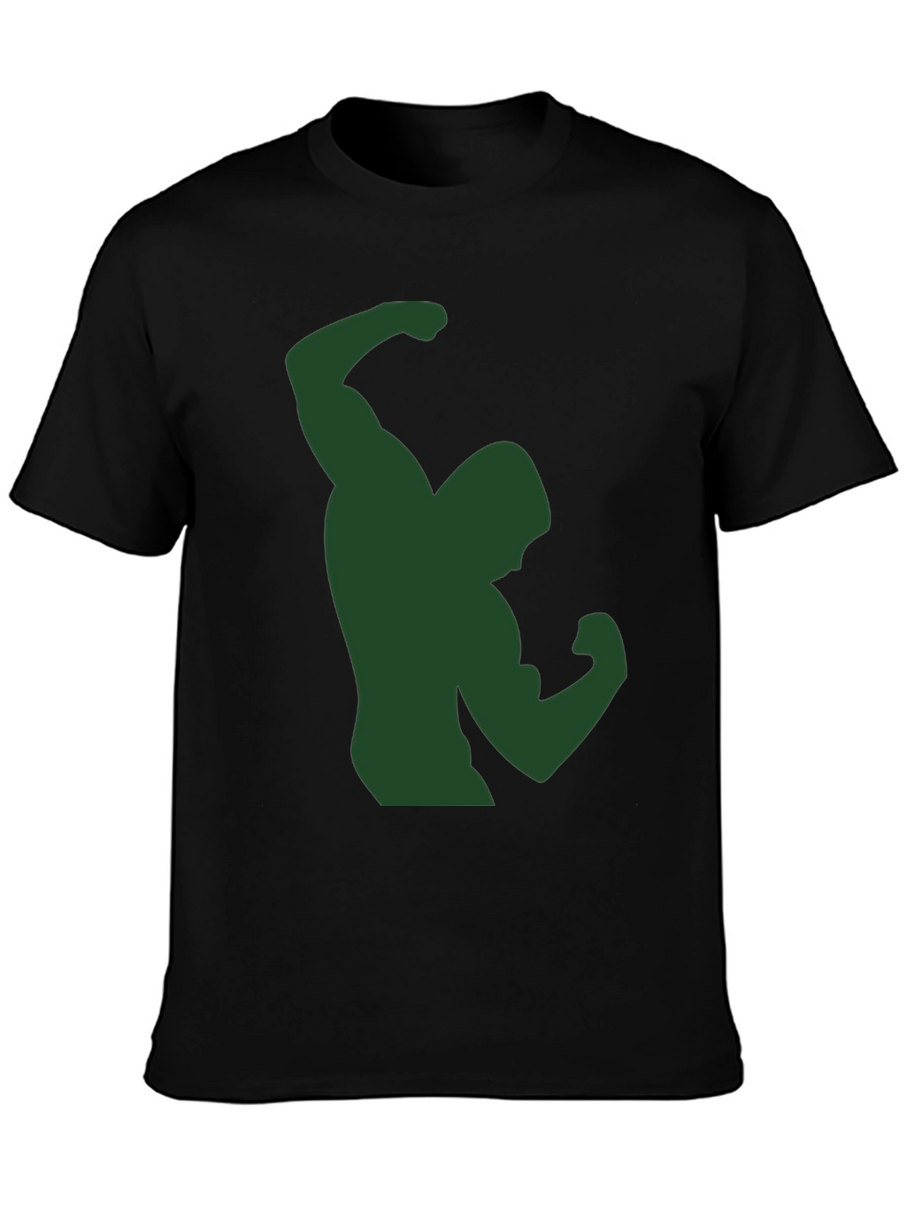 Hulk Graphic Tee - Black Cotton T-Shirt