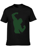 Hulk Graphic Tee - Black Cotton T-Shirt