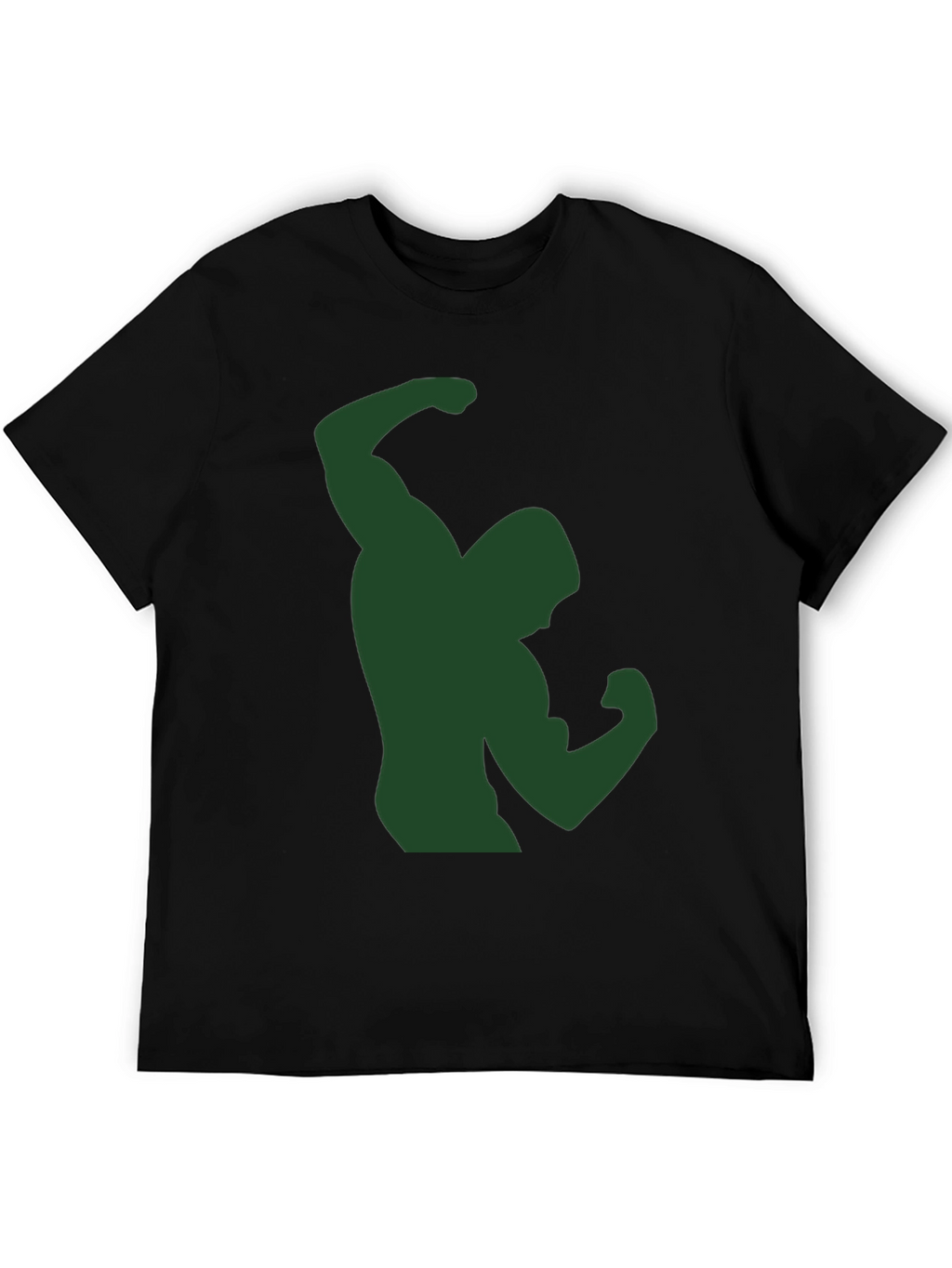 Hulk Graphic Tee - Black Cotton T-Shirt