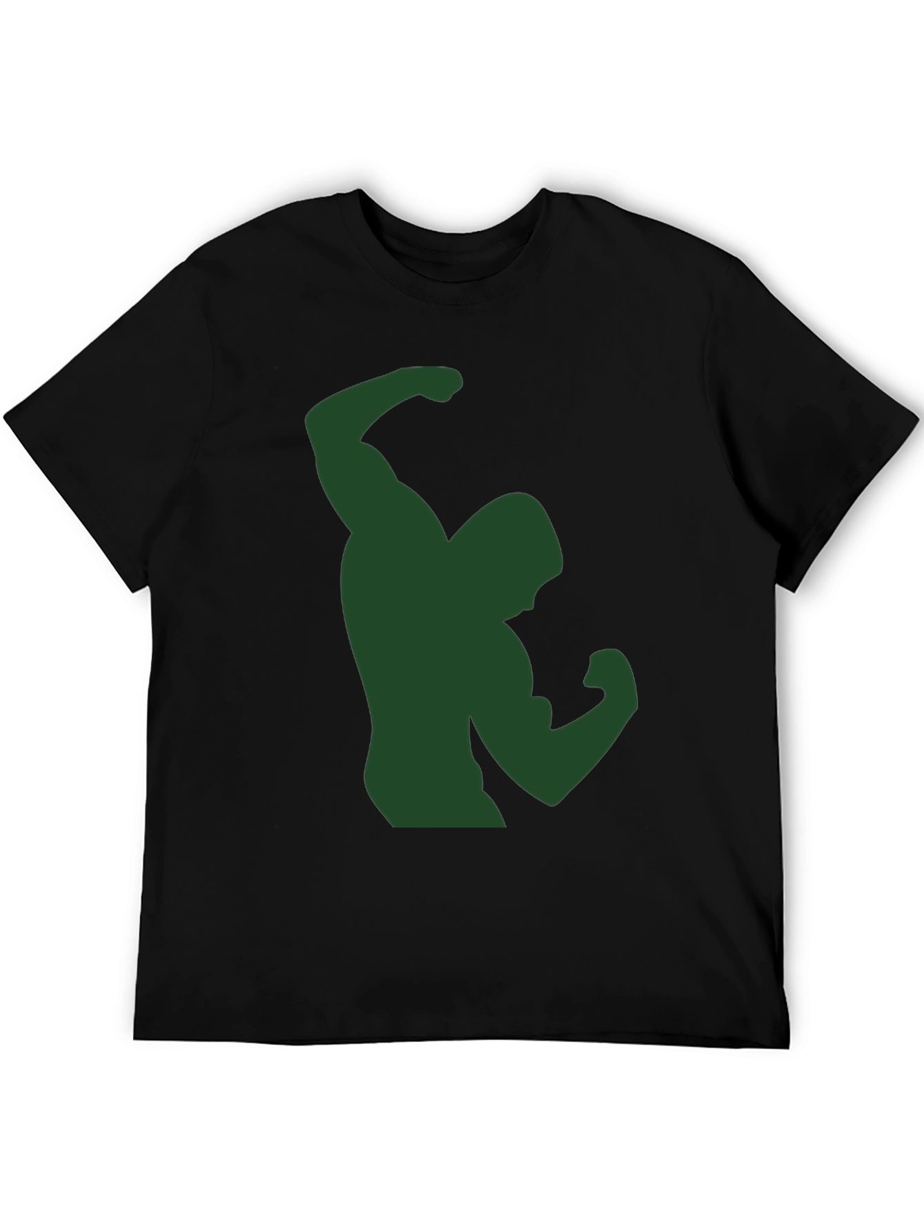 Hulk Graphic Tee - Black Cotton T-Shirt