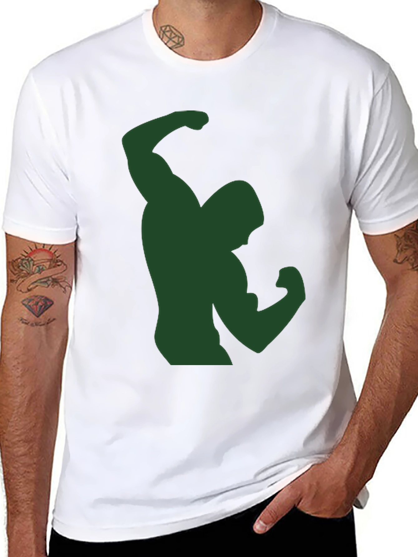 Hulk Graphic Tee - Black Cotton T-Shirt